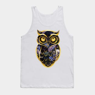 Cosmic Night Owl Tank Top